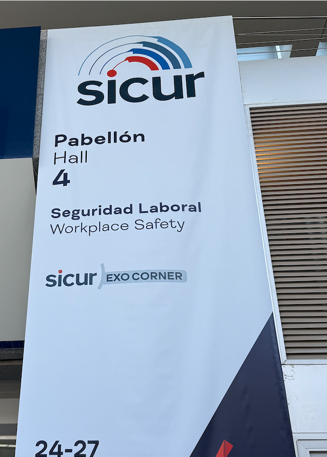 SICUR 2026 security exhibition signage at IFEMA Madrid