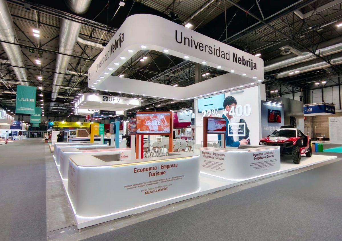 Custom exhibition stand by PG Exhibition Stands, Madrid