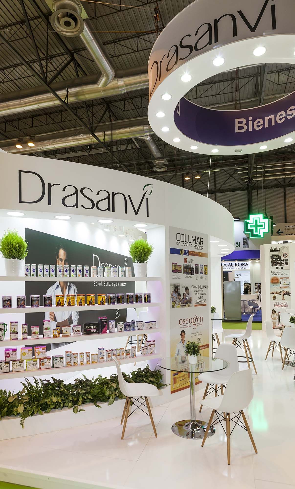 Custom stand construction at Infarma, Europe’s leading pharmaceutical trade fair in Madrid