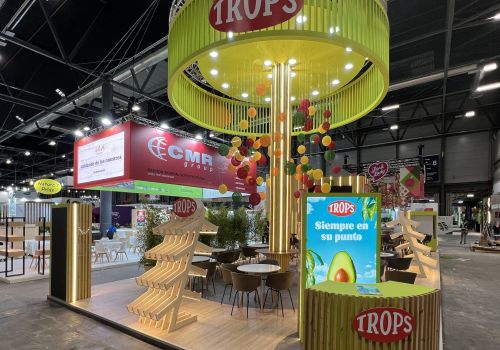 Custom exhibition stand at Fruit Attraction