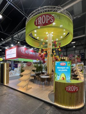 Custom exhibition stand at Fruit Attraction