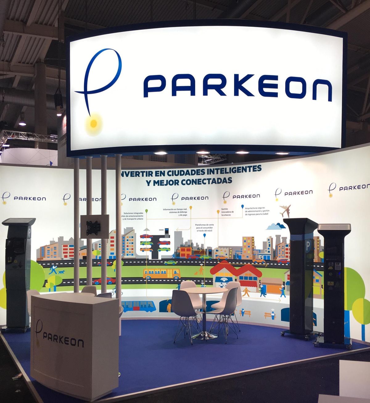 Exhibition stands design and setup for Smart City Expo