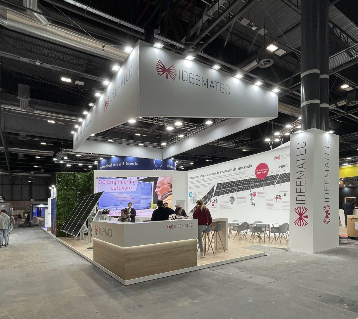 Installed IDEEMATEC booth at GENERA in IFEMA Madrid