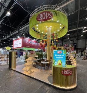 Custom exhibition stand at Fruit Attraction