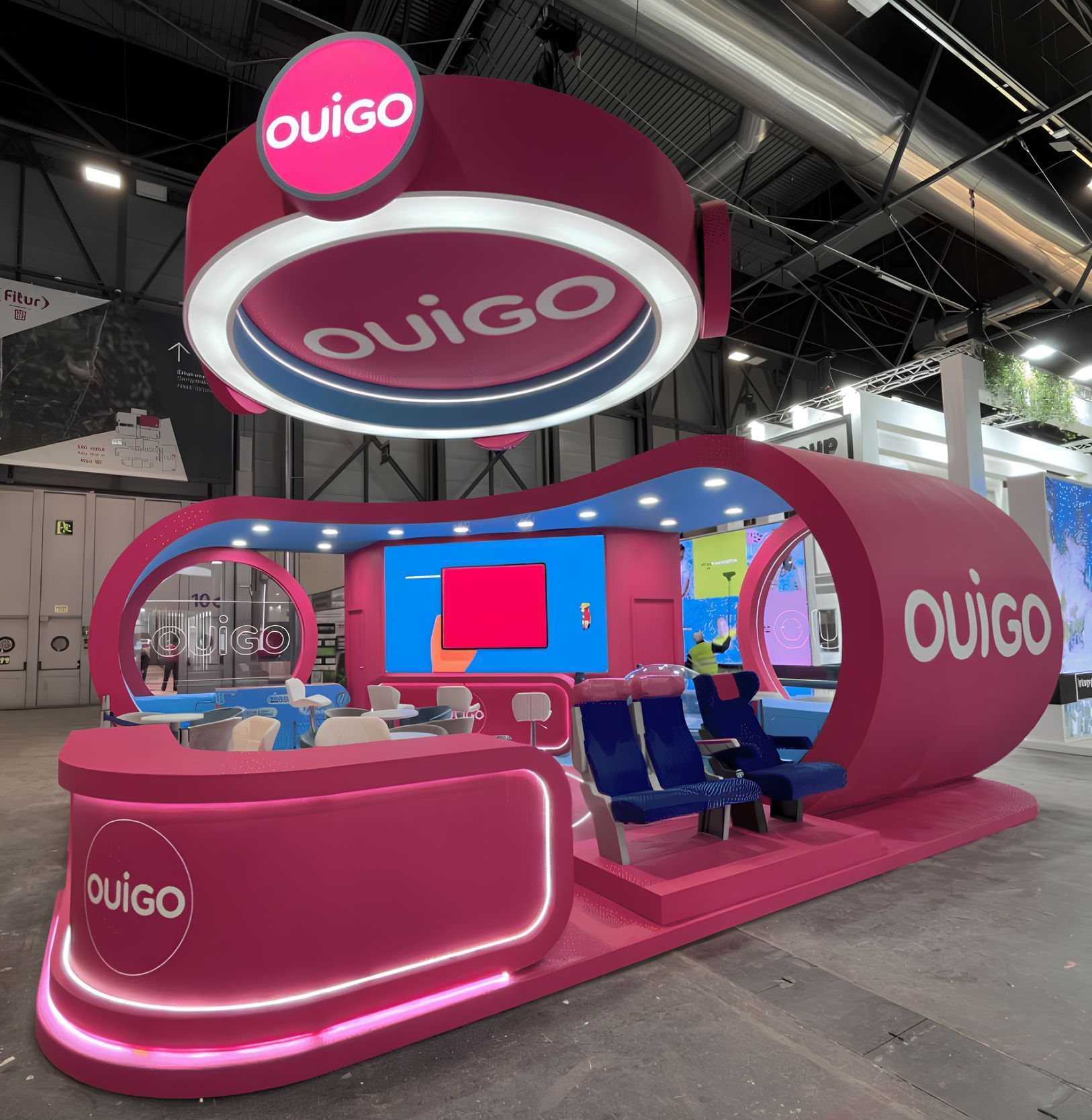 Custom exhibition stand Madrid – Premium design and build by PG Exhibition Stands